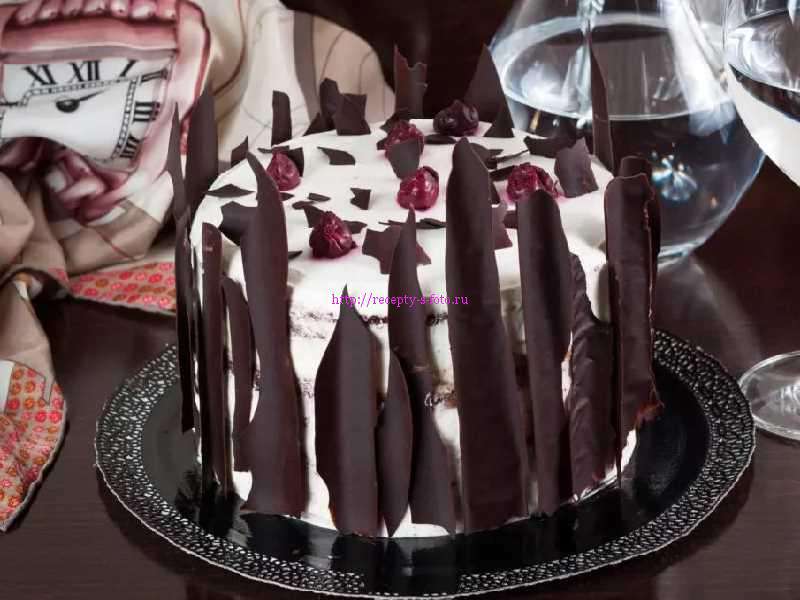 шоколадные украшения на торт