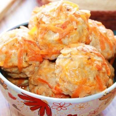 Тефтели в духовке с подливкой