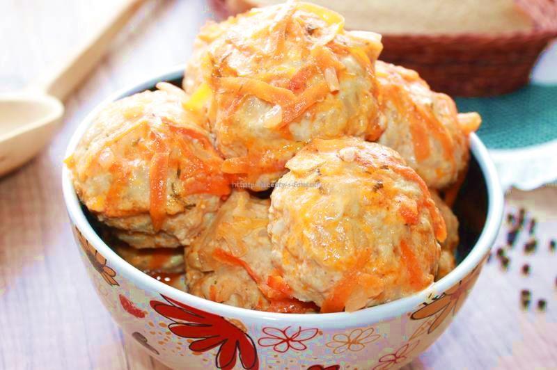 Тефтели в духовке с подливкой