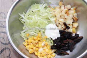 Ингредиенты для салата с кукурузой