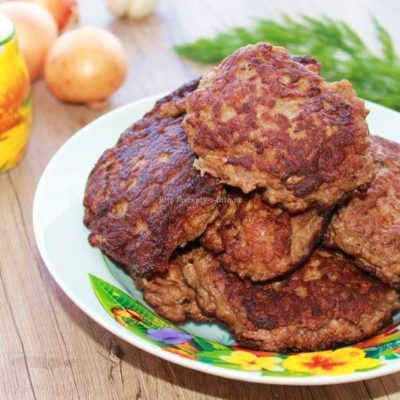 Печеночные котлеты