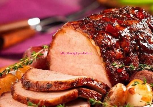 Рецепт буженины из свинины Домашняя буженина