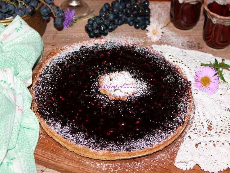 Виноградный пирог