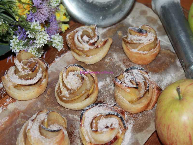 Яблочные розы