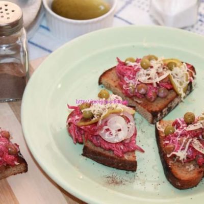 Бутерброды с черным хлебом