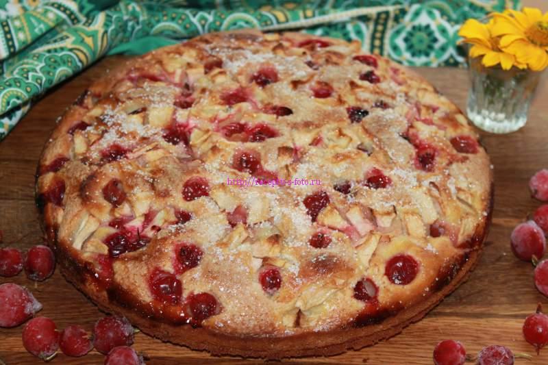 Пирог с крыжовником рецепт