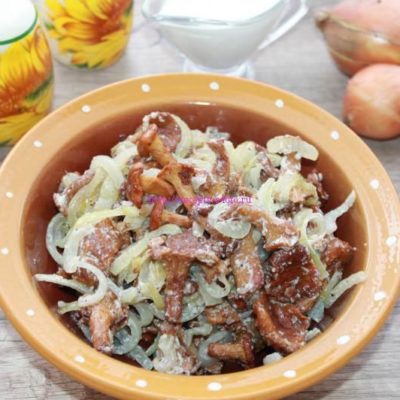 Как пожарить лисички