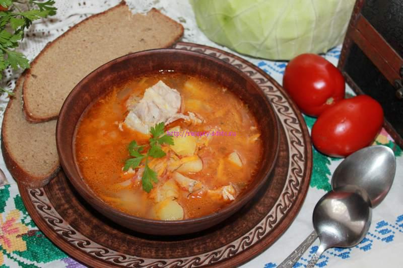 Суп с капустой