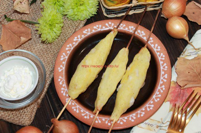 Кебаб из картофеля