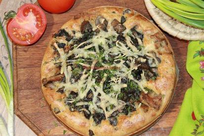 Пирог с грибами