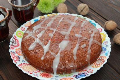 Пирог с орехами