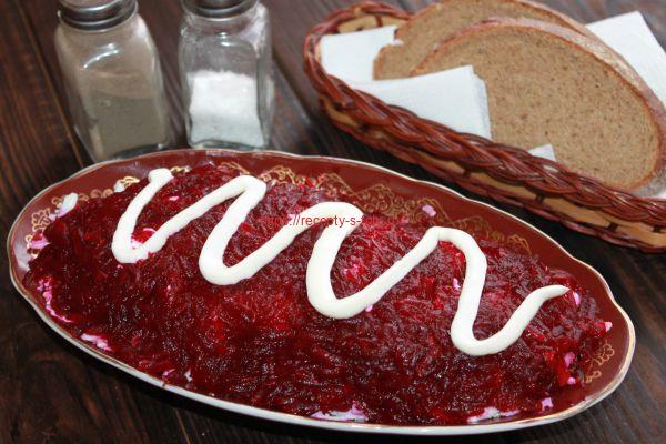 Салат шуба с селедкой