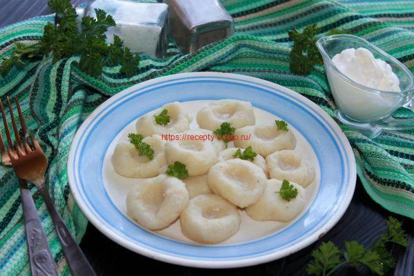 Галушки с картошкой