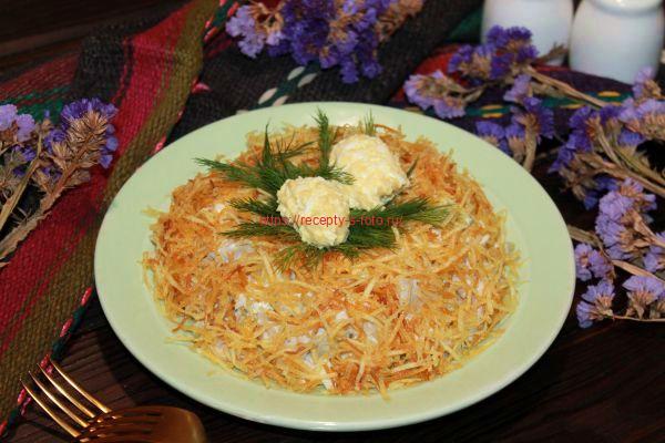 Салат Гнездо глухаря