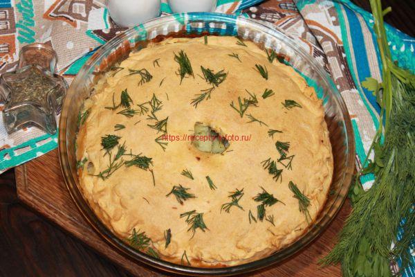 Пирог с картофелем