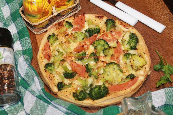 Пицца с брокколи