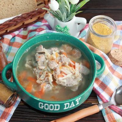 рецепт супа из куриных желудков