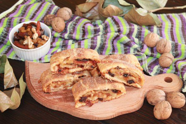 Ругелах – творожное печенье с изюмом