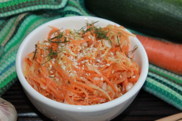 салат с морковкой