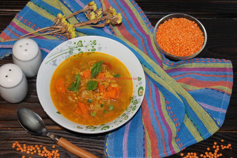 Турецкий суп из красной чечевицы